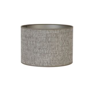 Light & Living Pantalla De L&aacute;mpara - Saverna - Gris - Textil - - Light&living