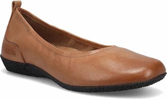 Taos Womens Chit Chat Flat Shoes In Caramel