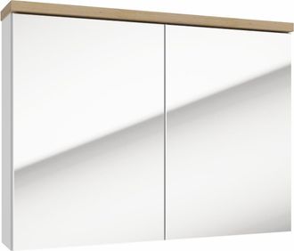 Puma Naturel - Armario Con Espejo Stilla 80x60 Cm, Blanco (stillae08001)