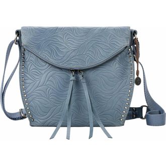 The Sak Silverlake Crossbody Bag in Maritime Wave Emboss at Nordstrom