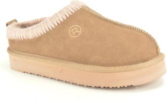 Rohde Boord Wol VG - Dames - Pantoffels - Beige - 39 EU - Wol - Schoenen
