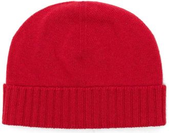 Malo Ribbed-trim Knitted Beanie Hat