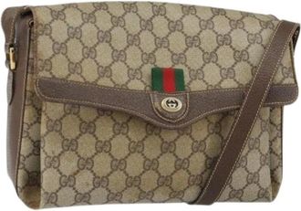 Gucci Pre-owned Cross Body Bags, female, Beige, Size: ONE SIZE Pre-owned Plastic Cross Body Bag