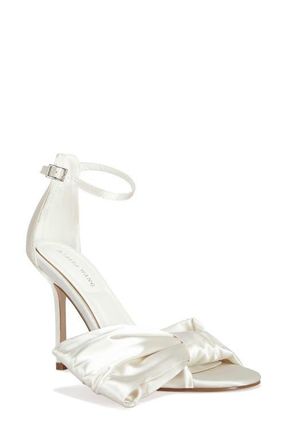 Azalea Wang Albena Sandal in Ivory at Nordstrom, Size 7.5