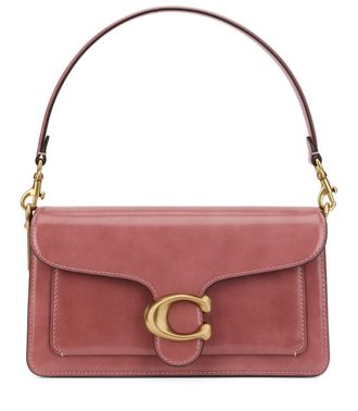 Coach Womens Shoulder Bag Tabby Burgundy Leather Handbags Hand