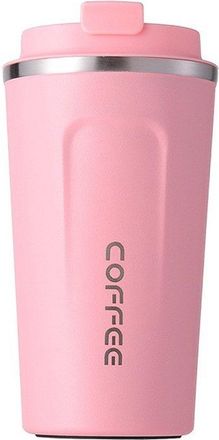 OEM Taza De Caf&eacute;/termo/t&eacute; Port&aacute;til De Acero Inoxidable De Alta Calidad - 380 Ml, Color Rosa