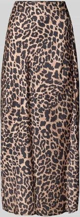 Guess Midirock mit elastischem Bund Modell SIBILLA in Mittelbraun, Größe XS