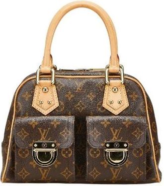 Louis Vuitton Pre-owned Handbags, female, Brown, Size: ONE SIZE Pre-owned Canvas handbags