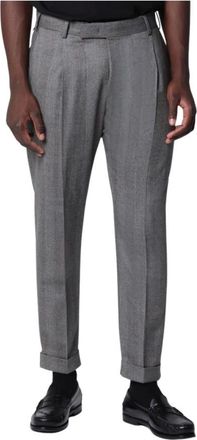 Pantaloni Torino Broeken, Heren, Grijs, 2Xl, Wol, Recht gesneden pantalon