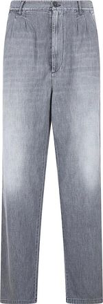 Maison Margiela Straight Jeans, male, Blue, Size: XL Straight-leg Jeans