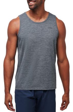 Travis Mathew Heater Pro Tank Top in Heather Grey at Nordstrom, Size Medium