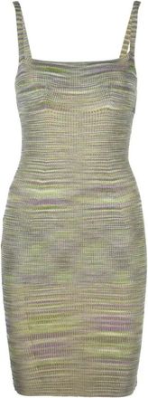 Isa Boulder Ripped Seams Jurk - Dames - Korte kleedjes - Veelkleurig - S - Leer - Kleedjes