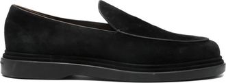 Fratelli Rossetti Suede Moccasin - Heren - Loafers - Zwart - 43 EU - Leer - Schoenen