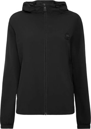 Plein Sport Felpa con logo e cappuccio - Nero