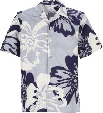 Paul Smith Multicolor Floral Print Cotton Shirt