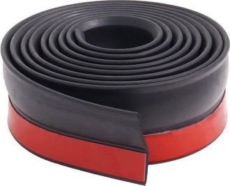 No Brand Burlete Universal Para Puerta De Garaje 3m - F&aacute;cil De Cortar - Grosor Del Burlete De Umbral - Tira De Sellado Inferior Para Puerta De Garaje Que Evita