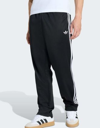 adidas Originals Pantaloni sportivi regular neri e bianchi-Nero