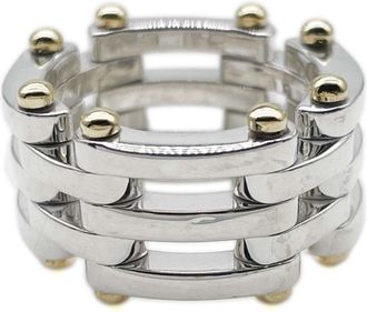 Tiffany & Co. Yellow Gold (18K) Silver 925 Band Ring (Pre-Owned)
