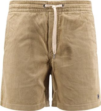 Polo Ralph Lauren Corduroy Bermuda Shorts With Logo Embroidery