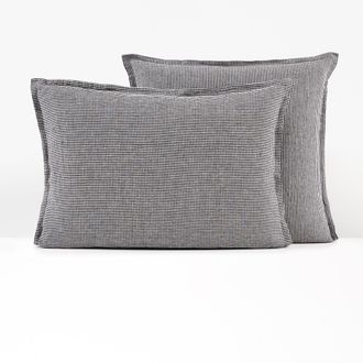 La Redoute Interieurs Kussensloop in gewassen linnen, Linot Carreaux