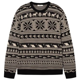 Dedicated Sweater Mora Fairisle Hike Pullover f&uuml;r Herren | grau