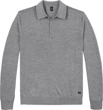 Wahts Mens Knitwear, TargetGroup:Men Mid Grey Melange / XXL