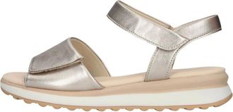 Gabor Schoenen, Dames, Grijs, 40 EU, Leer, 840.1 Sandaal