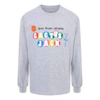 Travis Scott x McDonalds FW22 CJ Live From Utopia L/S T-shirt Grey CJMD-LS131