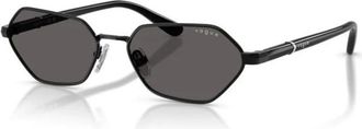 Vogue Eyewear Vo 4349S Zonnebril - Dames - Zonnebrillen - Zwart - 54 MM - Accessoires