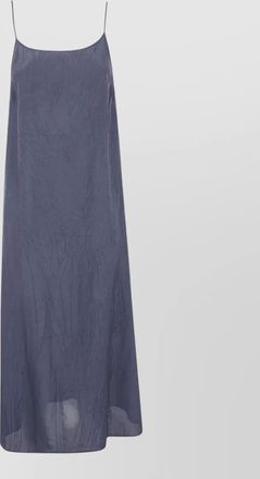 Uma Wang anaya dress crinkled texture open back