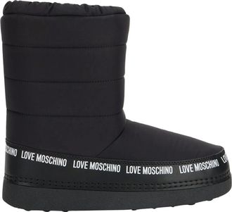 Love Moschino Snow Boot con Logo - - Sport - Donna - Nero - 37 EU