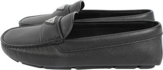 Prada Zwarte heren loafers - Heren - Loafers - Zwart - 42 1/2 EU - Schoenen