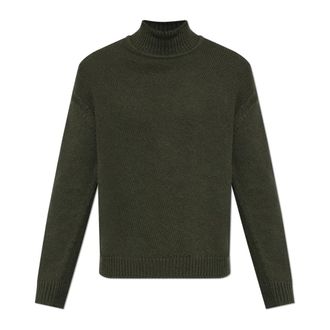 Jil Sander Turtlenecks, male, Green, Size: XL Turtleneck Sweater