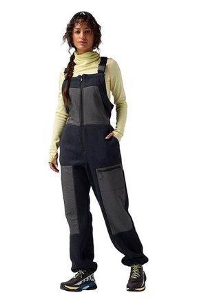 Backcountry Wander Pile-Fleece Overall - Womens in Black at Nordstrom, Size X-Small