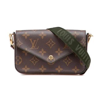 Louis Vuitton Pre-owned Stijlvolle Crossbody Tas met Klep en Verstelbare Schouderband - Dames - Pre-owned - Bruin - Maat: ONE Size