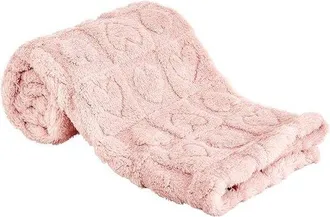OEM Una Manta Para Beb&eacute; Con Dise&ntilde;o De Cuadros Con Estampado De Corazones, Ultrasuave Y C&oacute;moda, 76 &times; 100 Cm, Gris Azulado