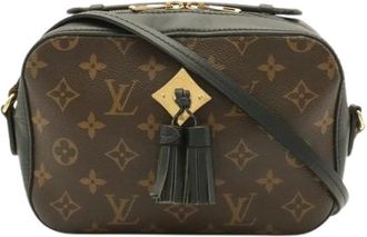 Louis Vuitton Pre-owned Canvas Crossbody Bag - Dames - Vintage Schoudertas - Bruin - ONE Size - Leer - Vintage