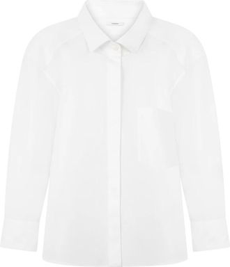 Givenchy Popeline shirt - Dames - Overhemden - Wit - S - Katoen - Overhemden