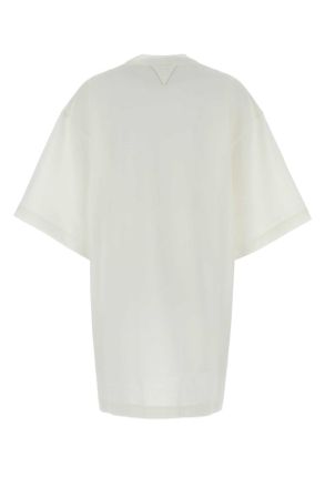 Bottega Veneta 864786v6f20 9071 Chalk Exterior: Cotton T-Shirt T-shirts And Polos