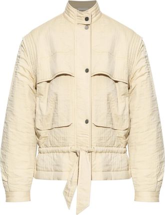 Isabel Marant Blandina Jacket - Dames - Zomerjassen - Beige - M - Katoen - Jassen