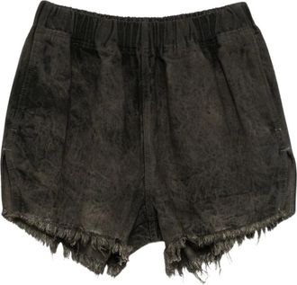 Rick Owens Tower Runway Shorts - Shorts - Mujer - Gris - XS