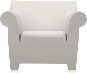 Kartell Bubble Club Sessel, zinkweiss