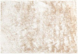 VENTE-UNIQUE.COM Alfombra de sal&oacute;n poli&eacute;ster beige 200x290 cm