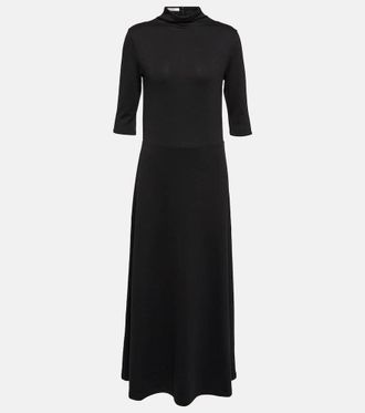 Vince Abito midi in maglia di jersey