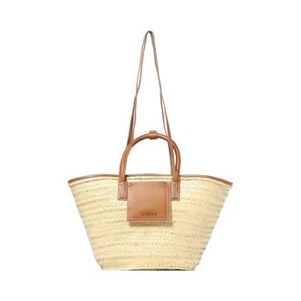 Jacquemus Handbags, female, Brown, Size: ONE SIZE Le Panier Soli