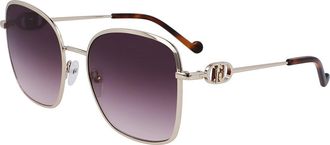 Liu Jo LJ155S 716 Womens Sunglasses Gold Size 57