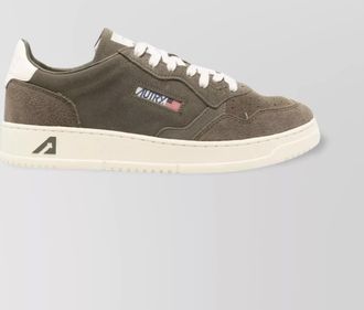 Autry low top suede panels sneakers