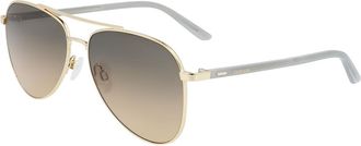 Calvin Klein CK21306S 717 Mens Sunglasses Gold Size 58