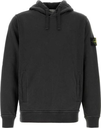 Stone Island Dark Grey Regular Solid Hoodie