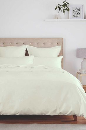 Murmur 500TC Plain Dye Duvet Cover in Green | Size: Super King